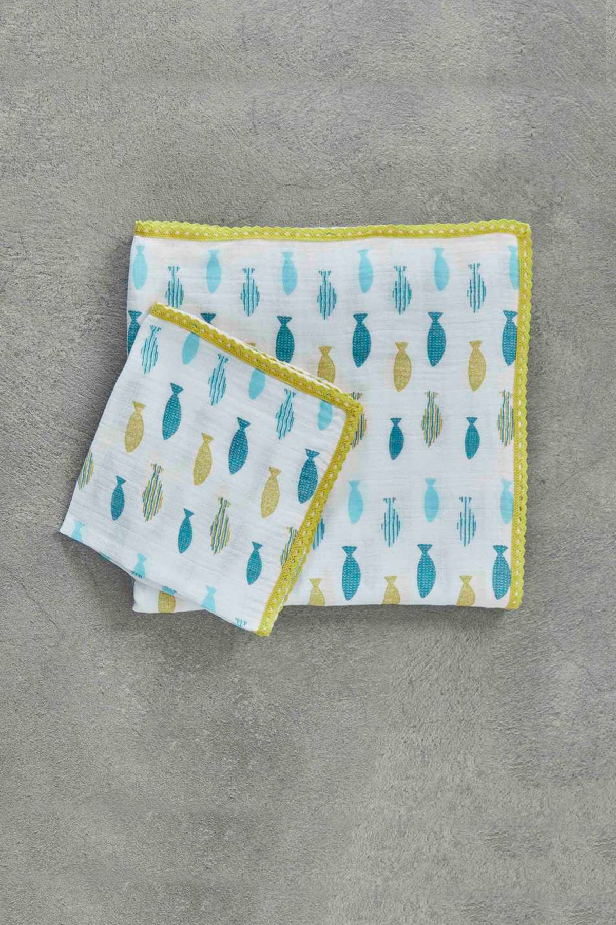 Dodo Müslin Örtü Set Sarı