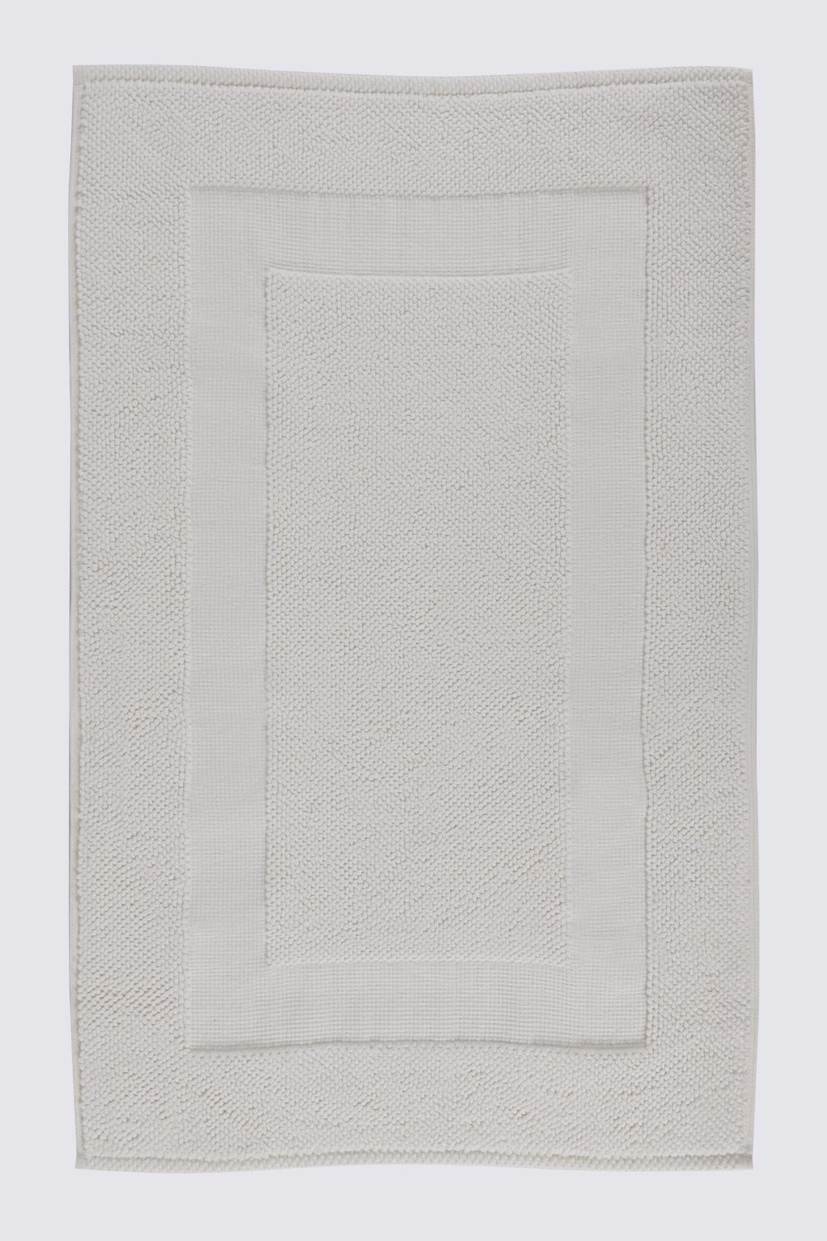 Ecocotton Kaia Banyo Paspası %100 Organik Pamuk Krem 50x80 Cm