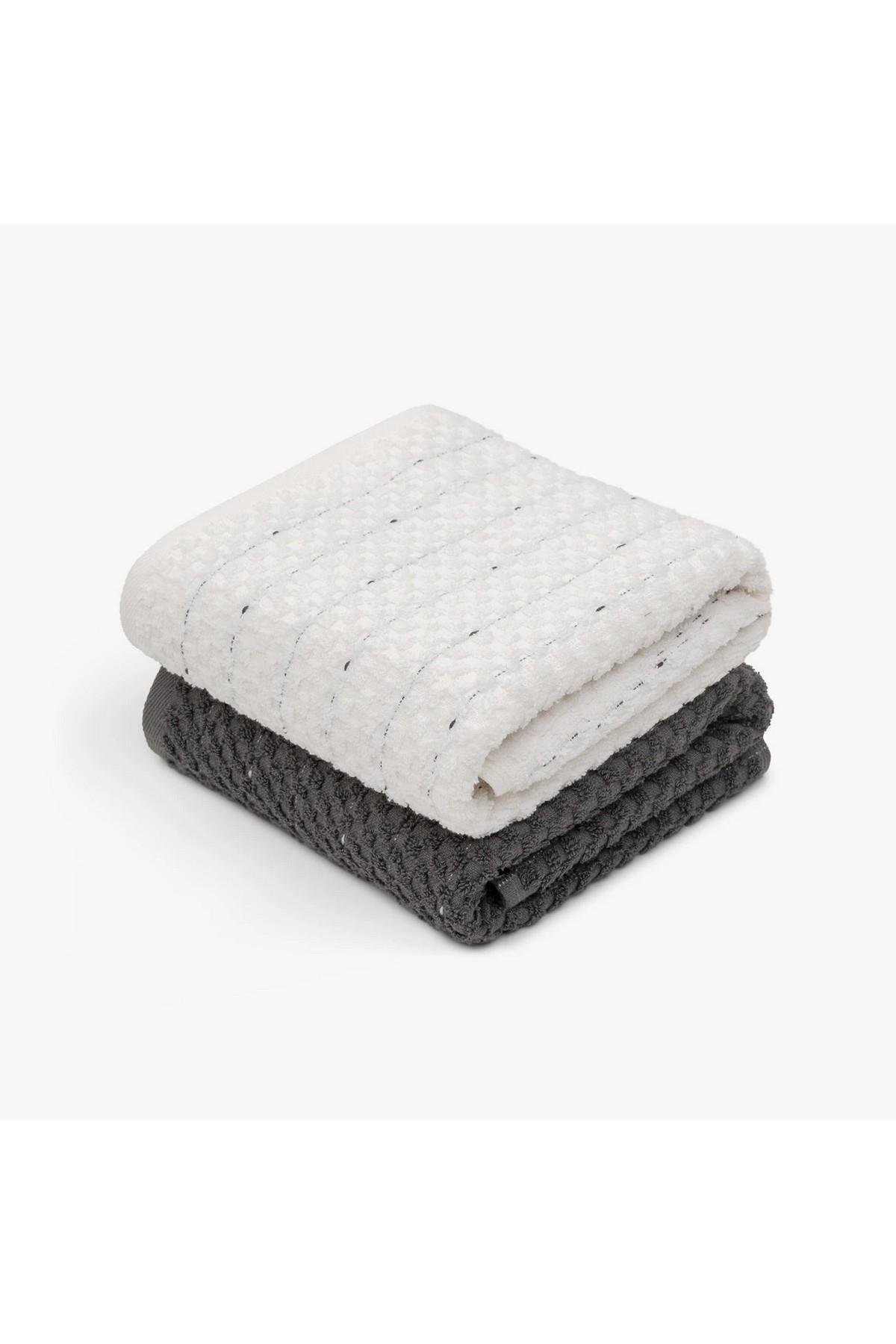 Green Black Parla 2'li Mutfak Havlusu Krem-Antrasit