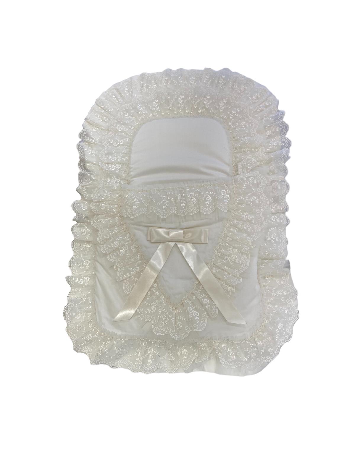 Mede Kids Kurdela Portbebe K.Beyaz-Ekru 45*80 Cm