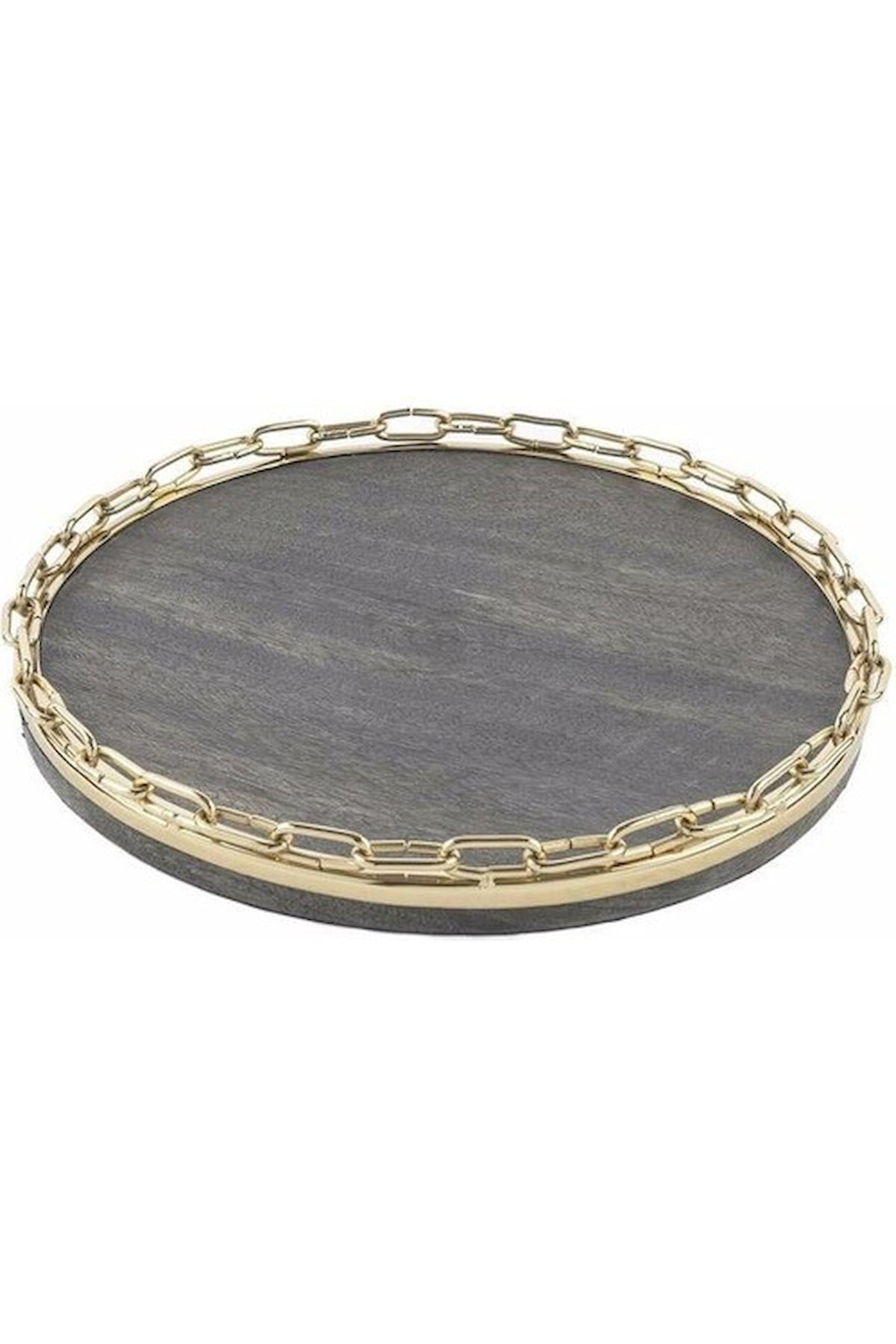 Mikasa Moor Gold Metal Yuv Ahşaplı Tepsi 38 cm