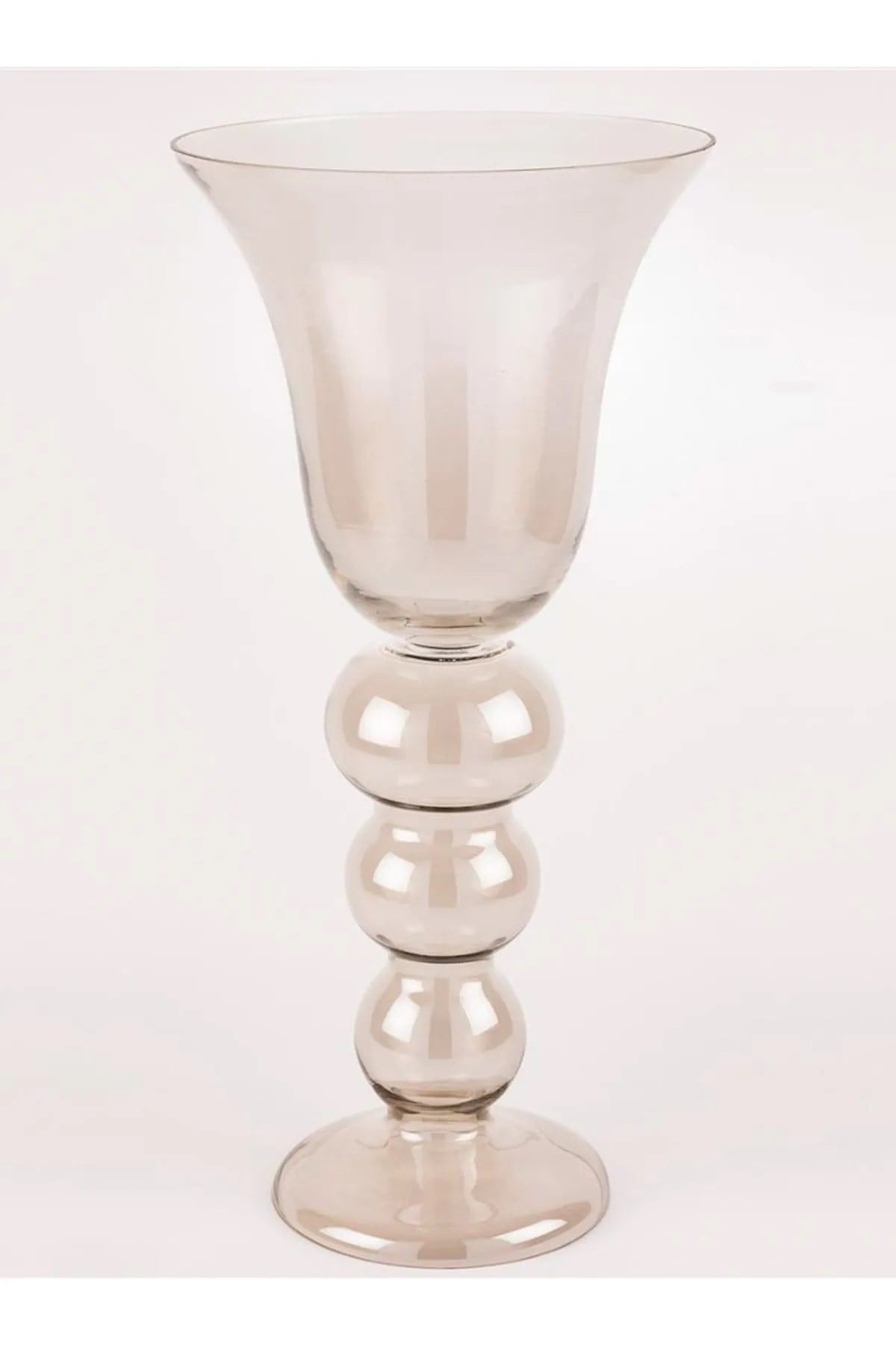 Mikasa Moor Üç Boğumlu Üfleme Cam Vazo Küçük 51*22 Cm