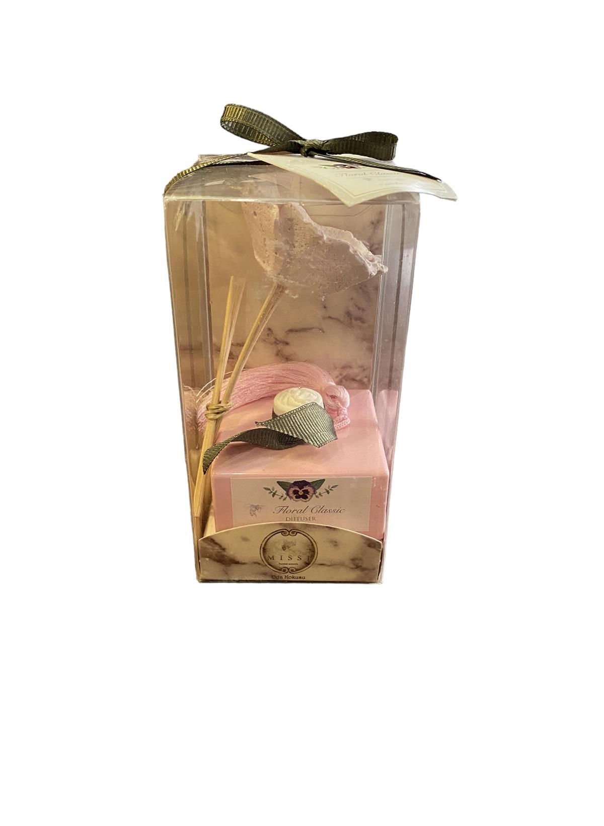 Neptün Miss Scents Floral Classic Gül Figürlü Pembe Dif Oda Kokusu
