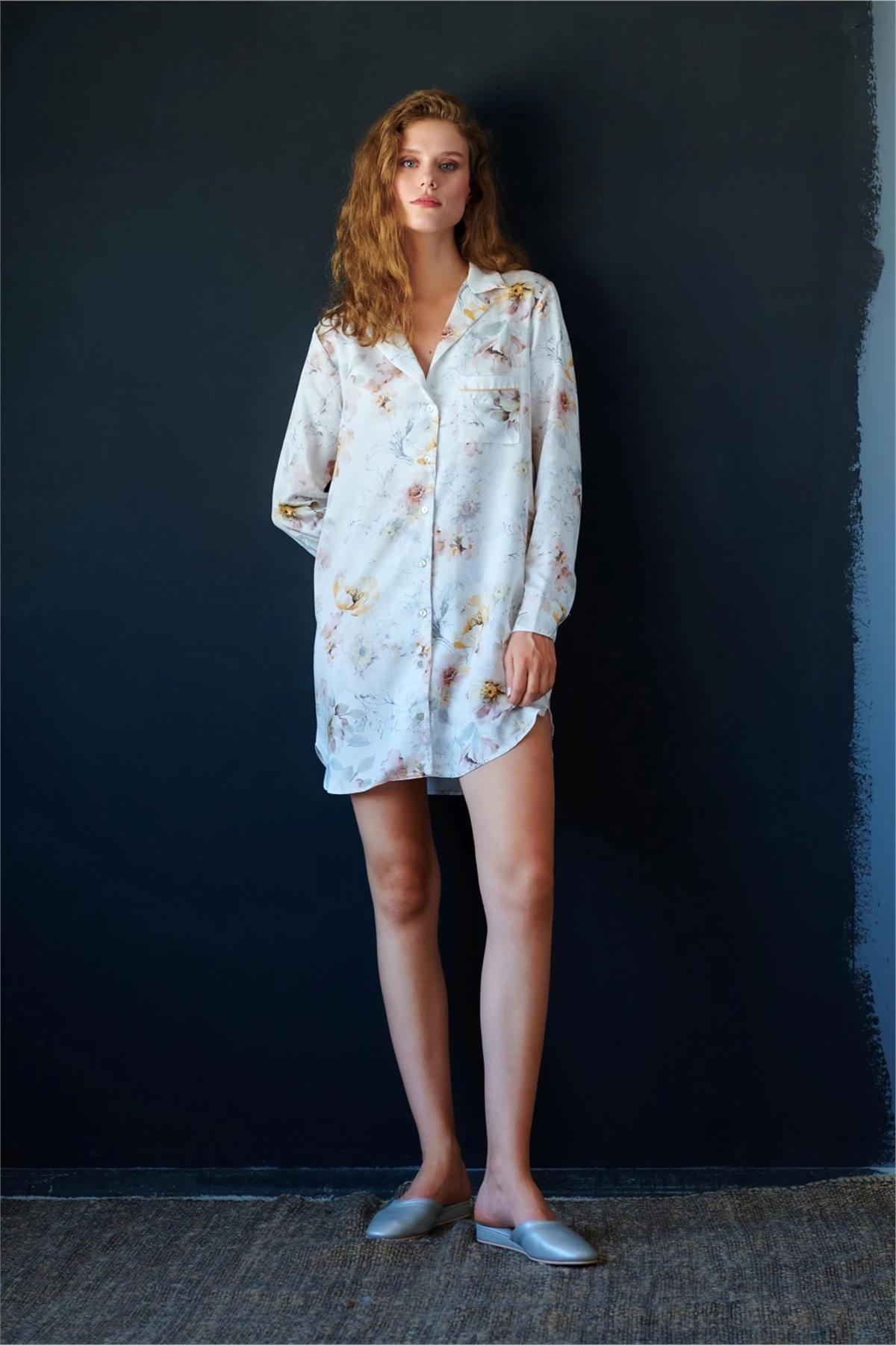 Otro Douce G4 %100 Tencel Kadın Pijama