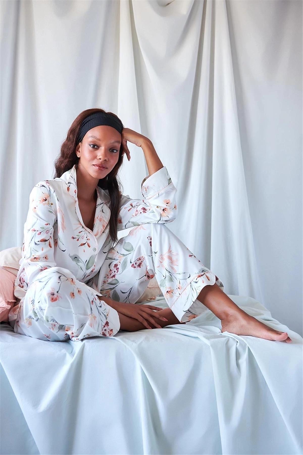 Otro Serenade P1 %100 Tencel Kadın Pijama