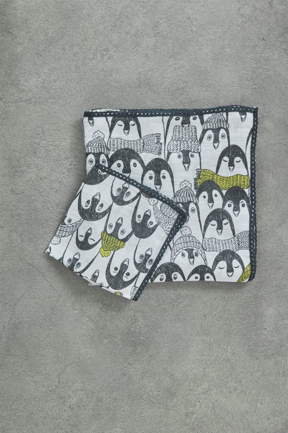 Pingu Müslin Örtü Seti Antrasit