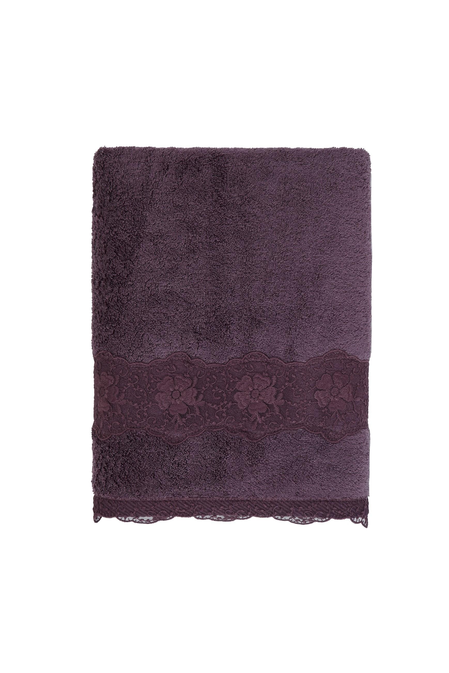 Soft Cotton Stella Havlu Mürdüm 50x100