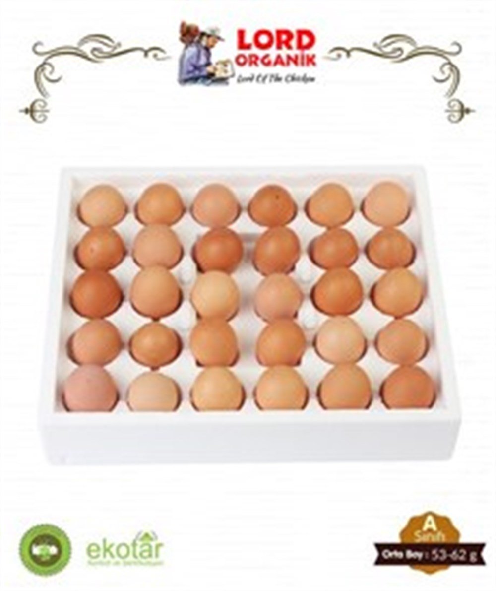 JD Organik Yumurta Küçük Boy 30'lu ( 44-52 Gr)