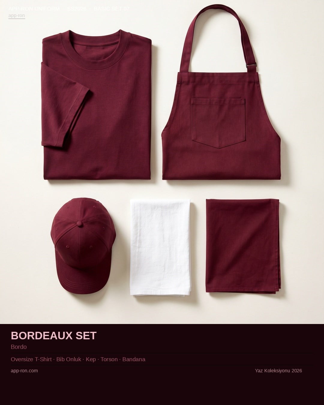 Bordeaux Set - Basic Kombin