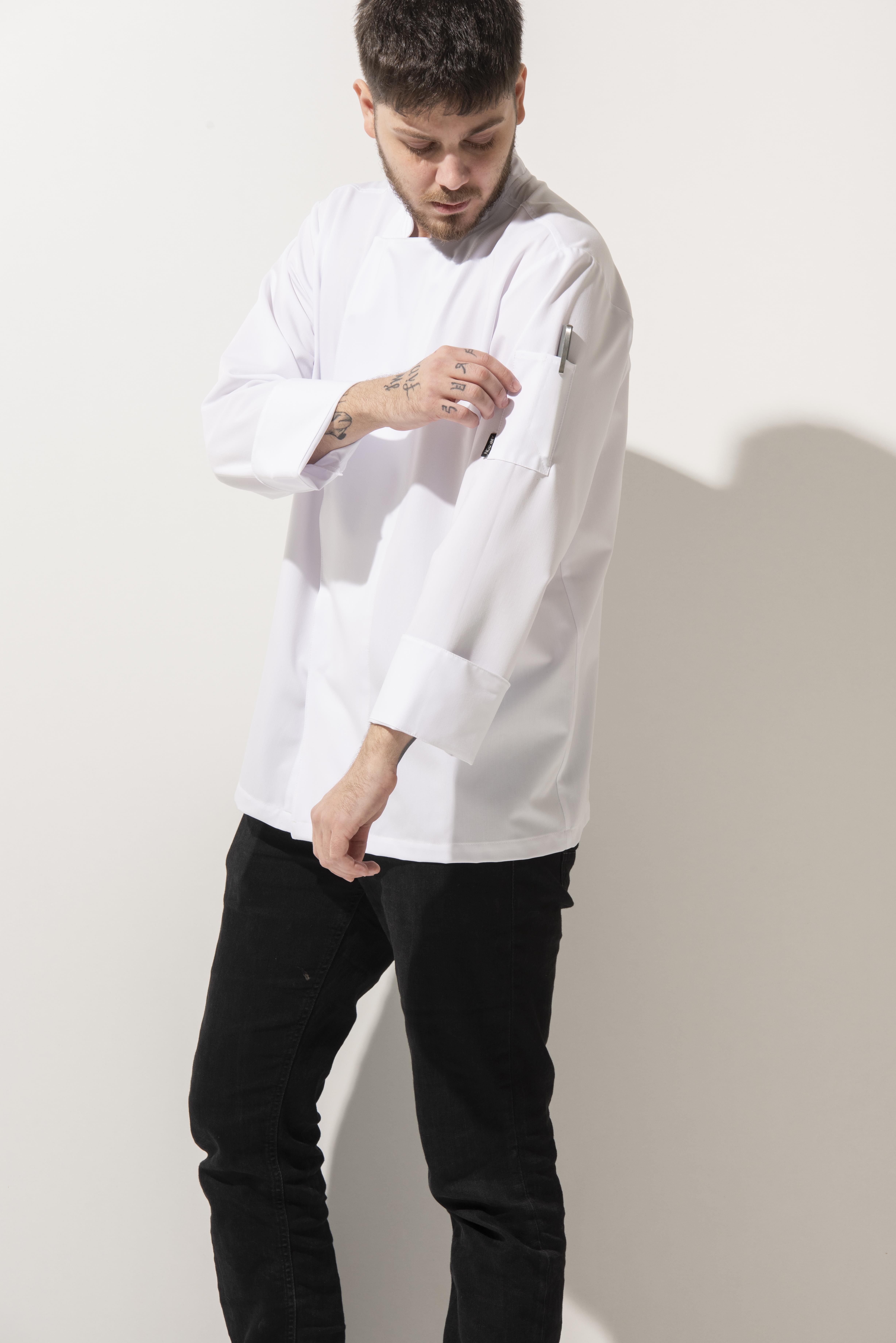 C-01 Classic – Beyaz Şef Ceketi