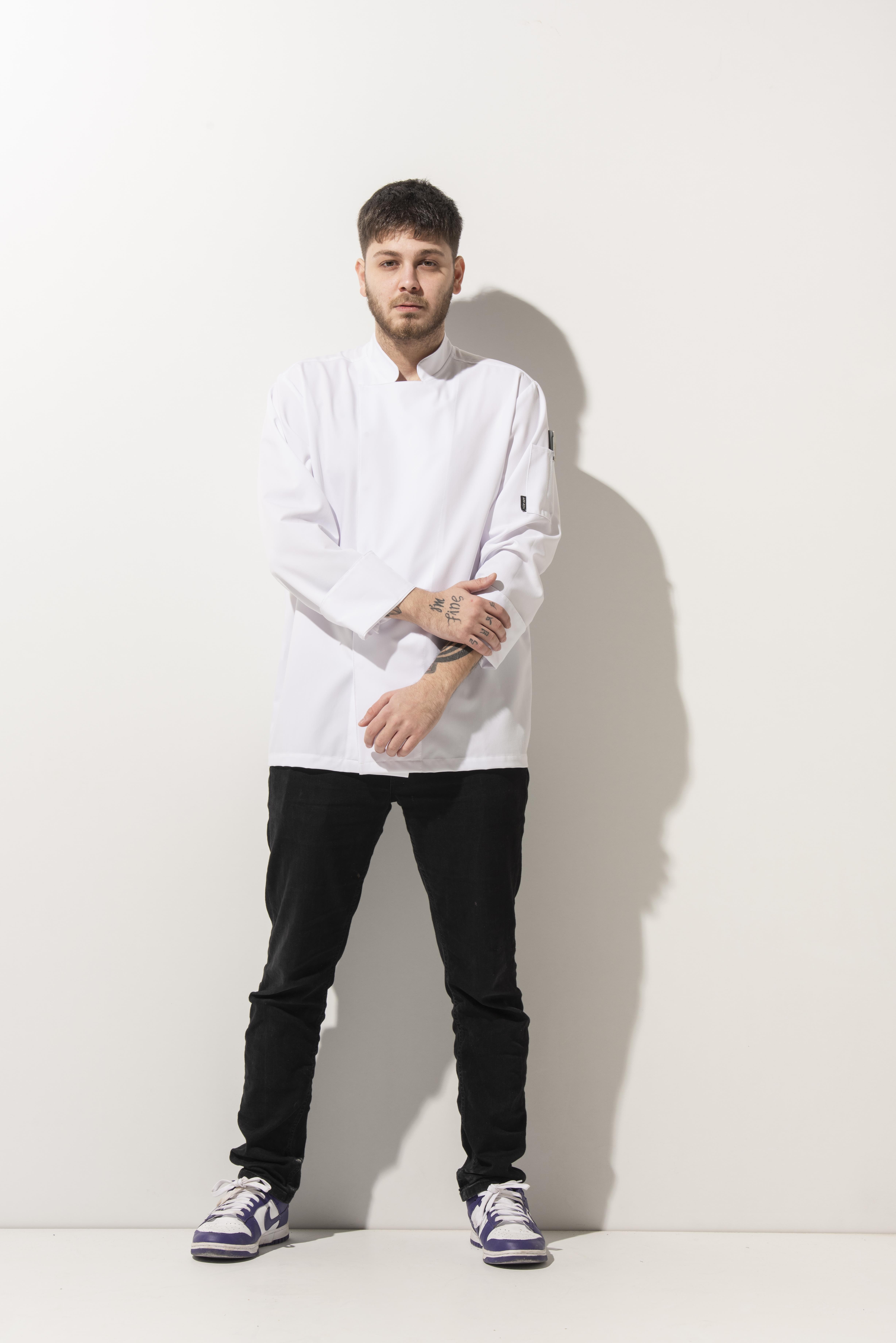 C-01 Classic – Beyaz Şef Ceketi