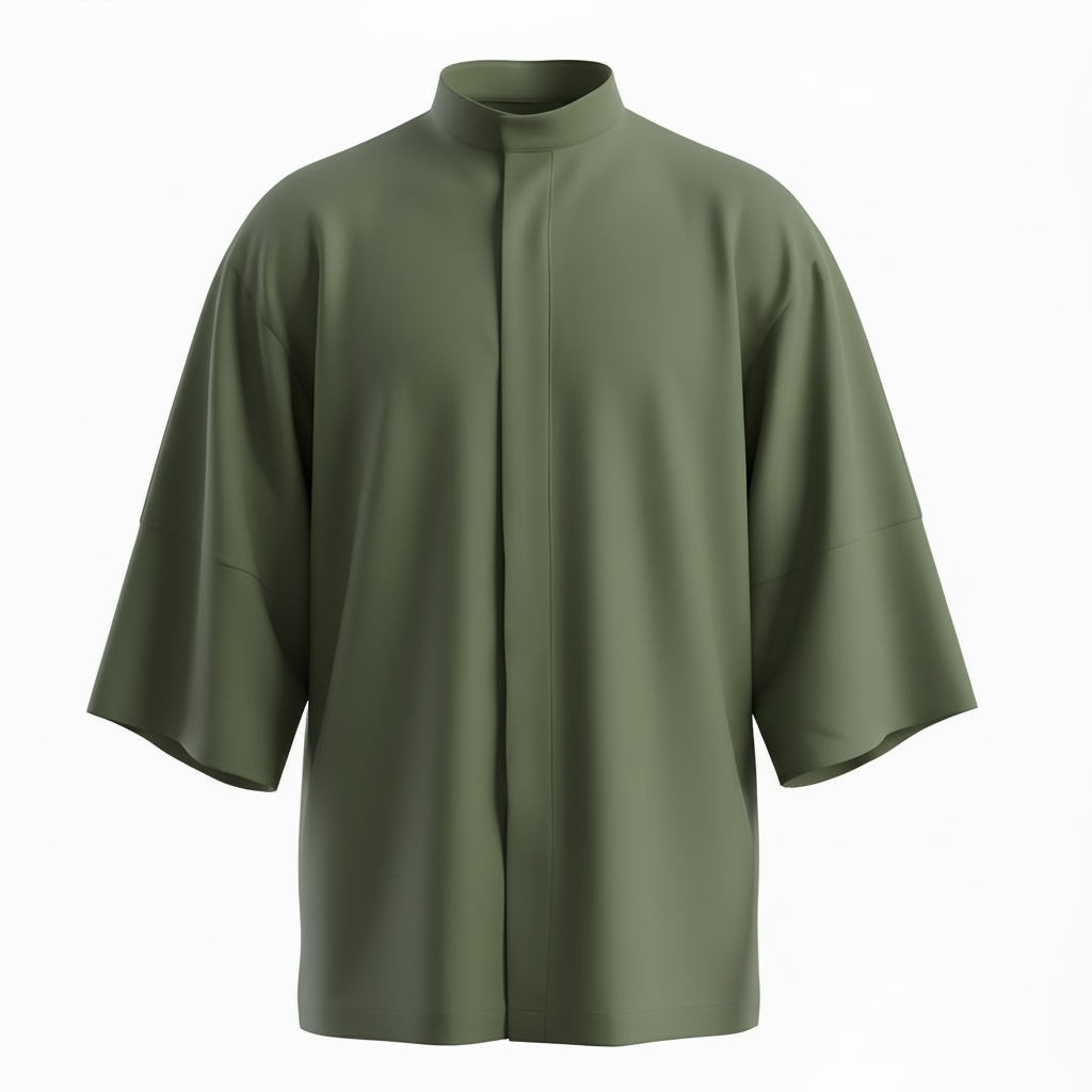 C-11 Mai Premium - Oversize Şef Ceketi - Haki