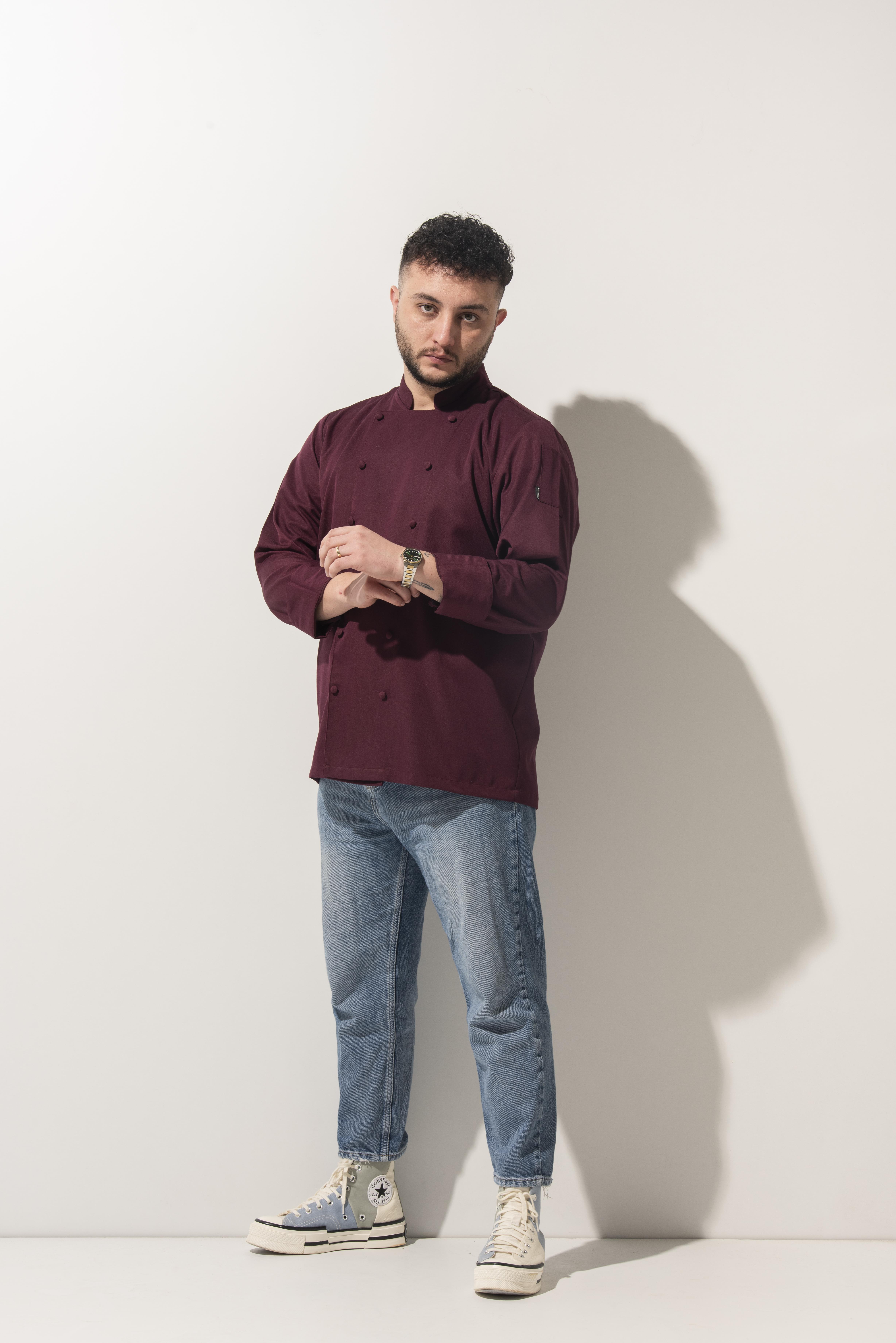 C-14 Classic – Bordo Şef Ceketi