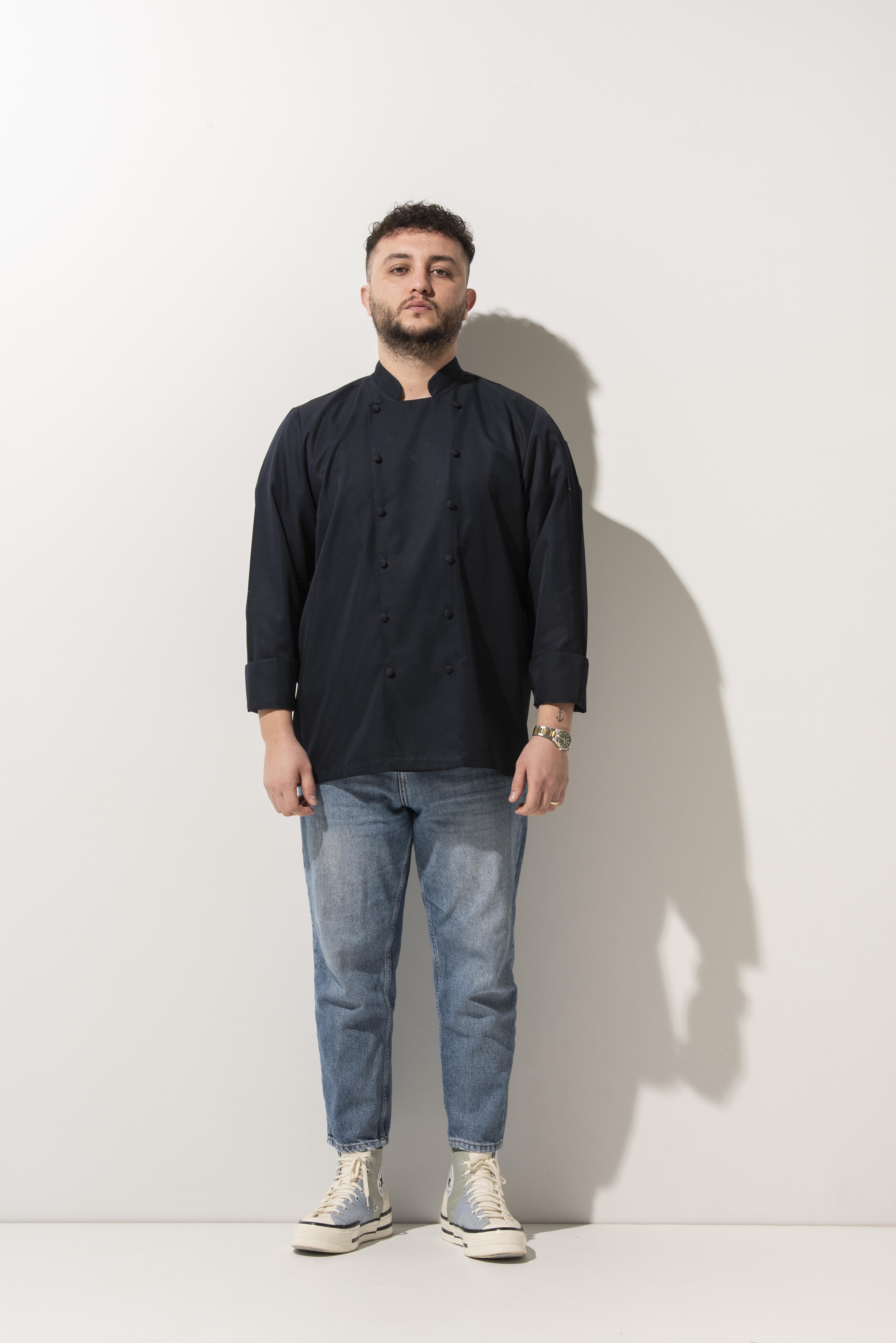 C-14 Classic – Lacivert Şef Ceketi