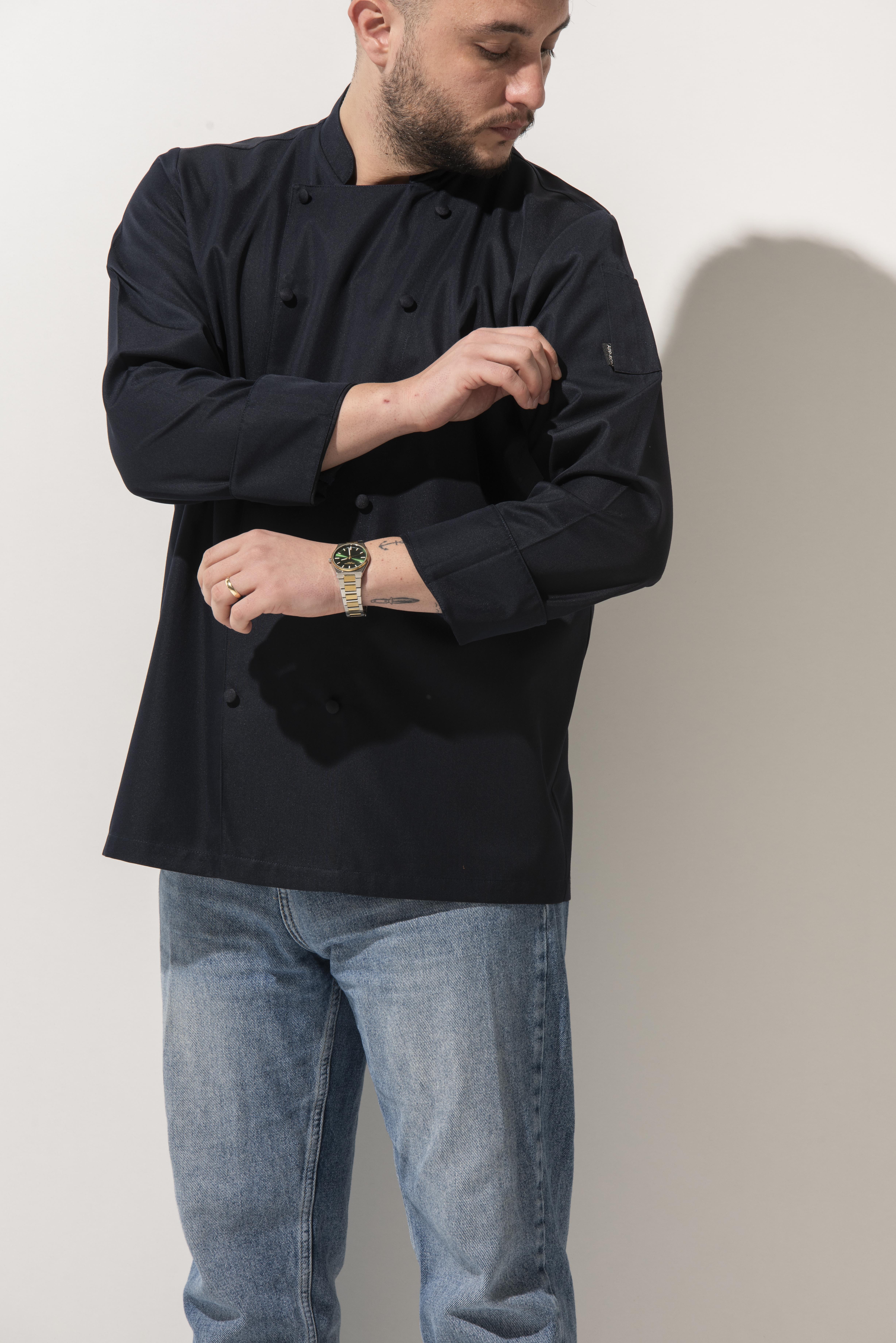 C-14 Classic – Lacivert Şef Ceketi