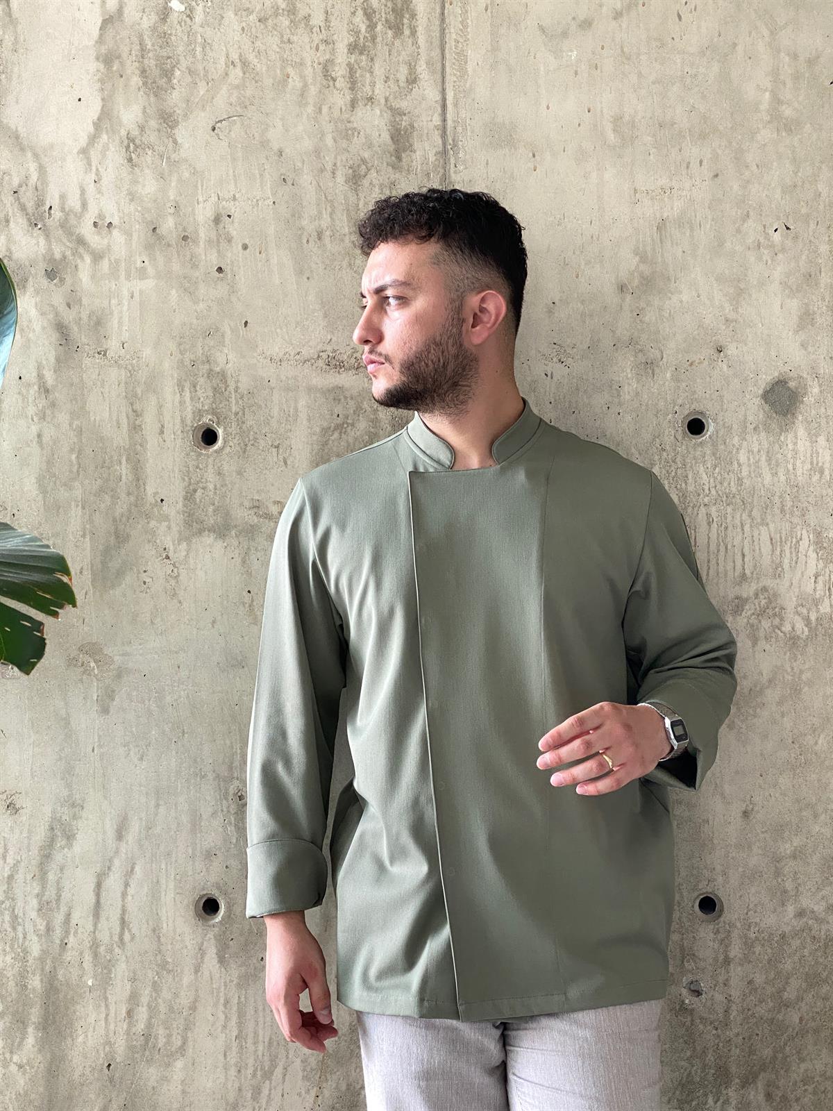 C-21 Premium – Haki Şef Ceketi