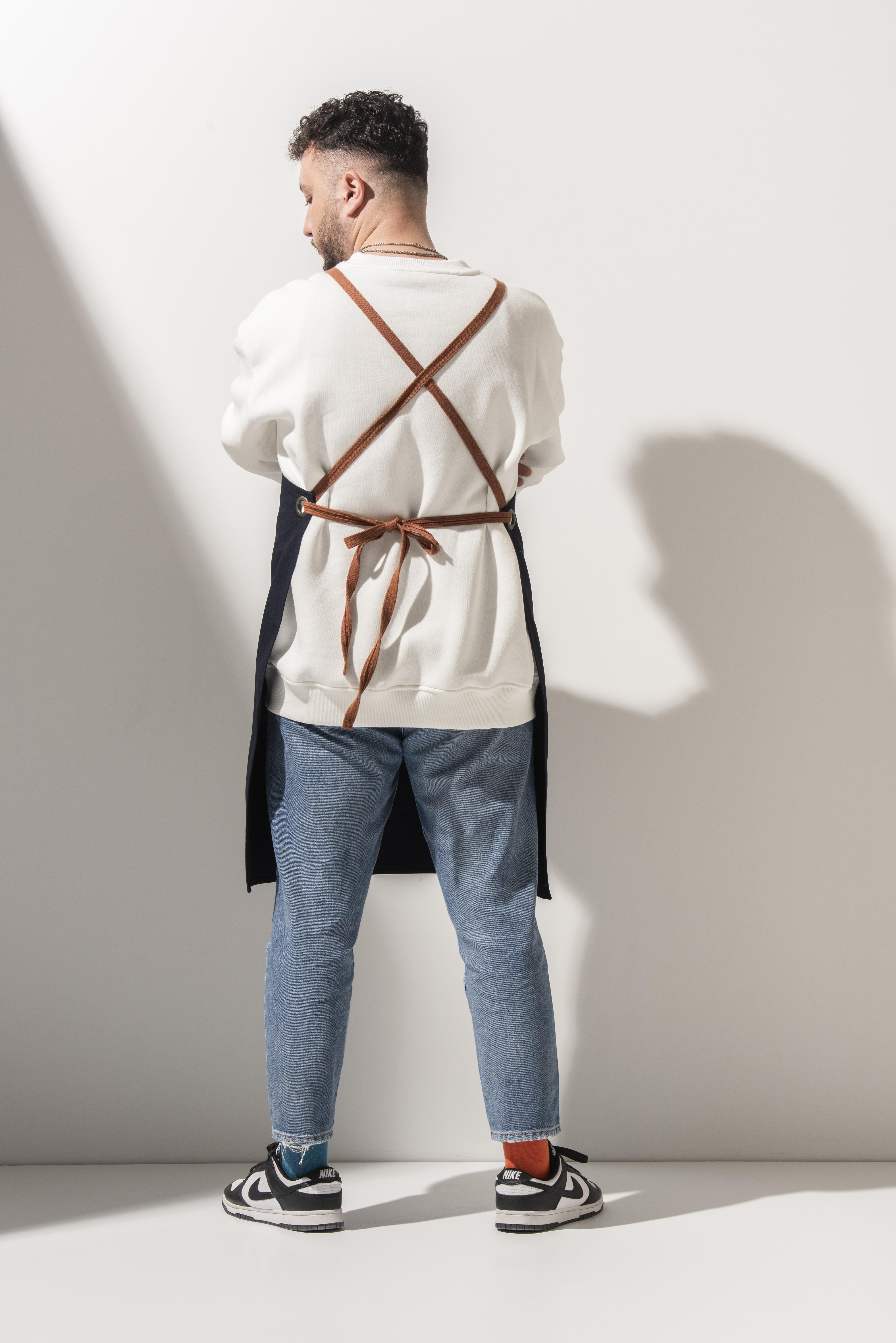 D-177 Thomas – Lacivert Boydan Önlük