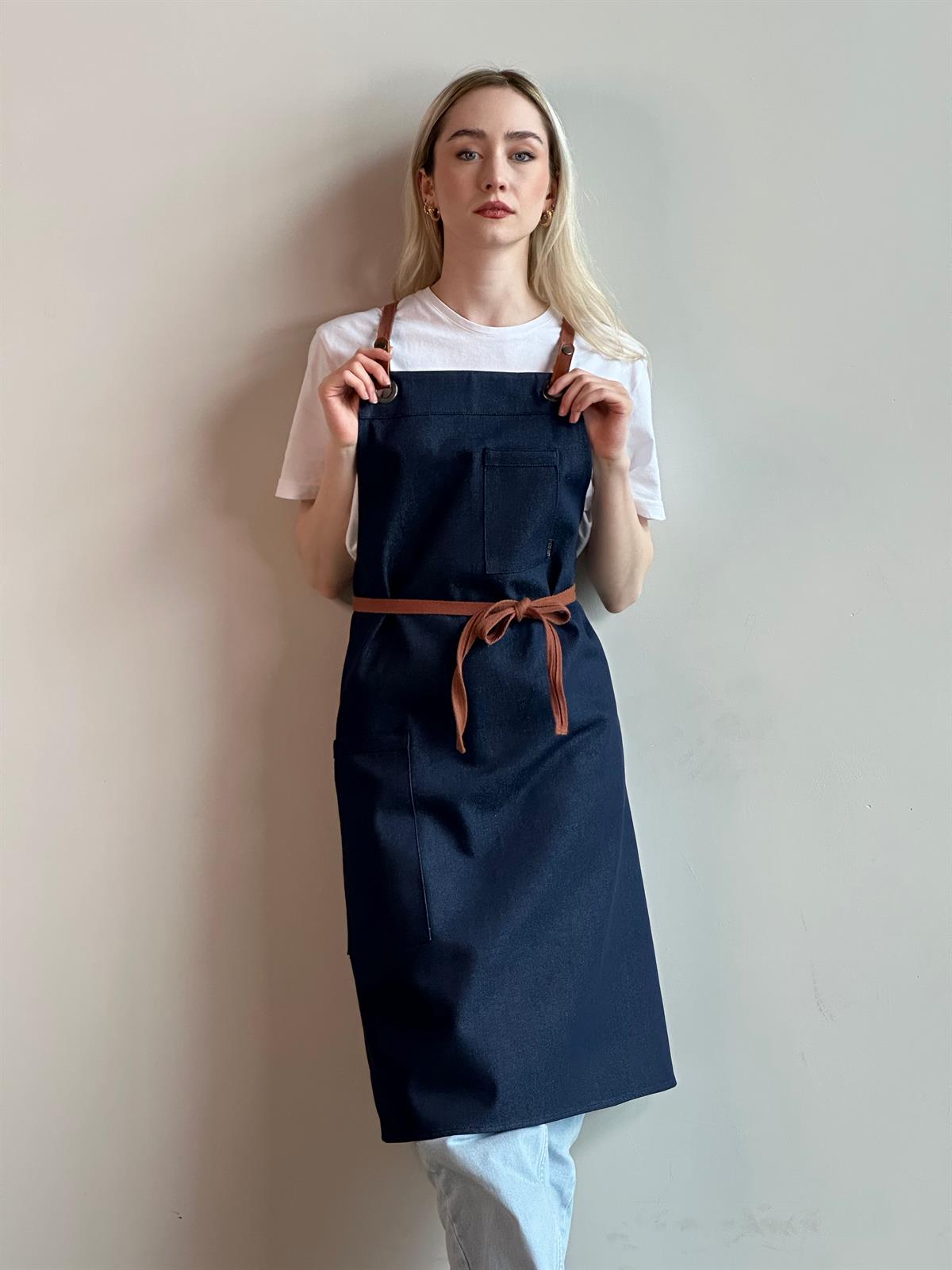 D-177 Thomas – Lacivert Boydan Önlük