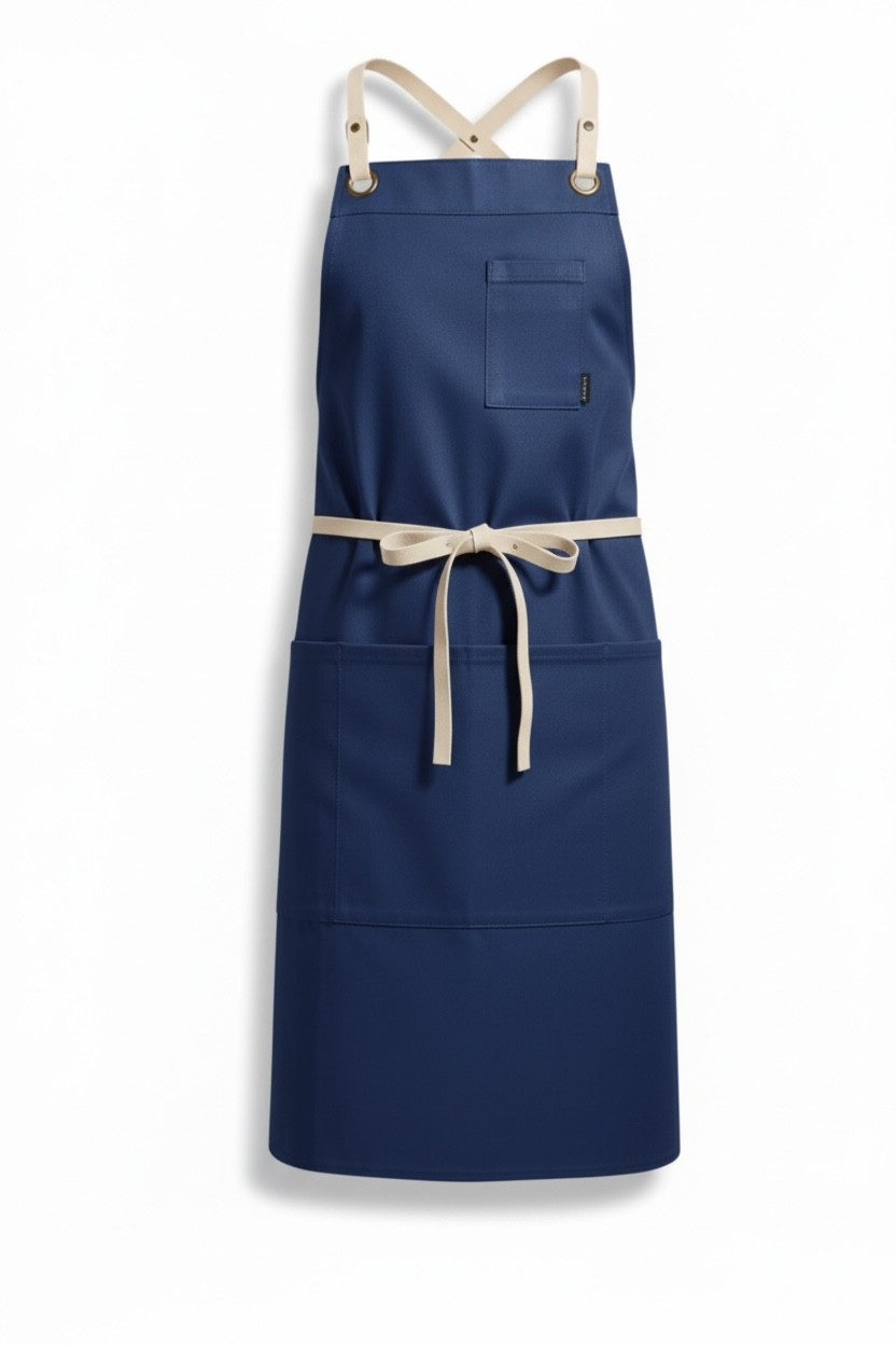 D-177 Thomas Premium – Denim Mavi Önlük