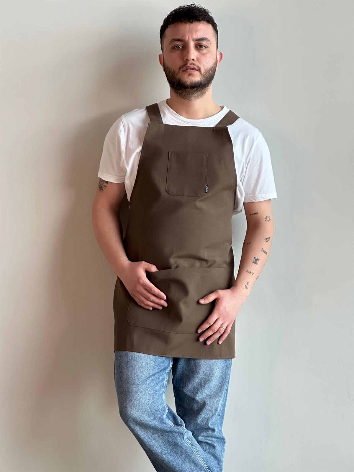 K-155 Holly – Kahverengi Boydan Önlük