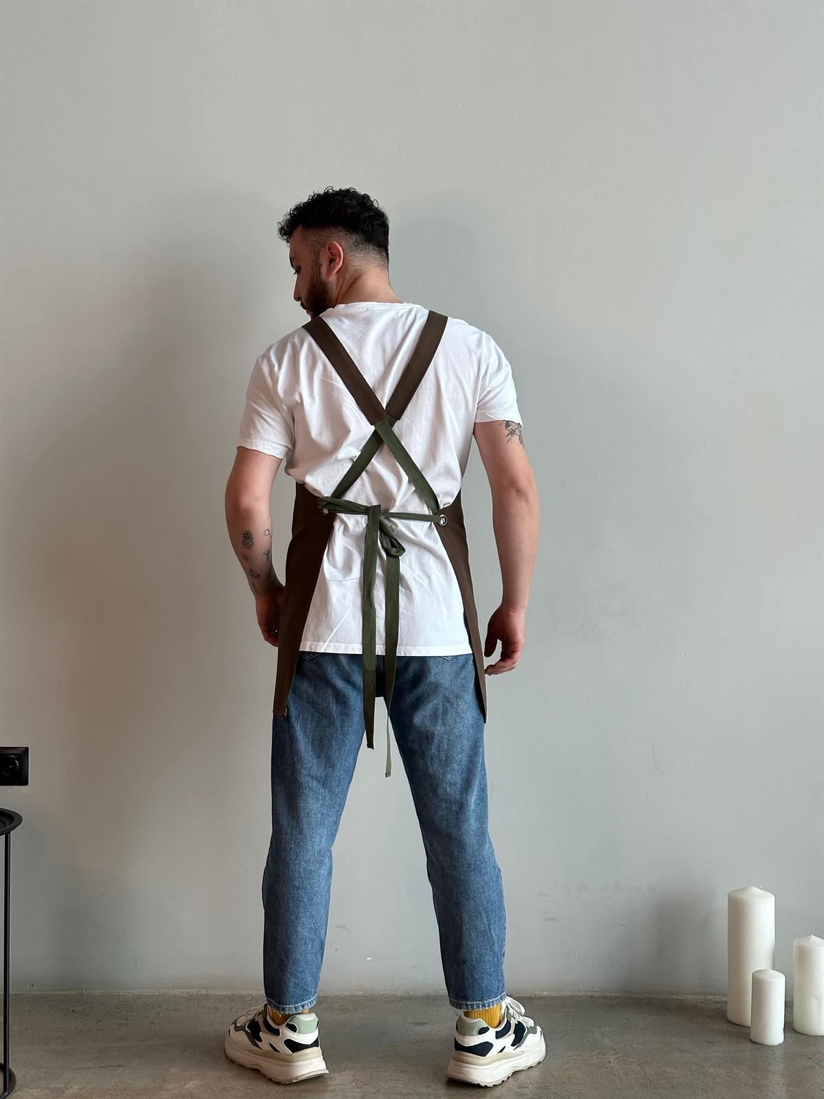 K-155 Holly – Kahverengi Boydan Önlük