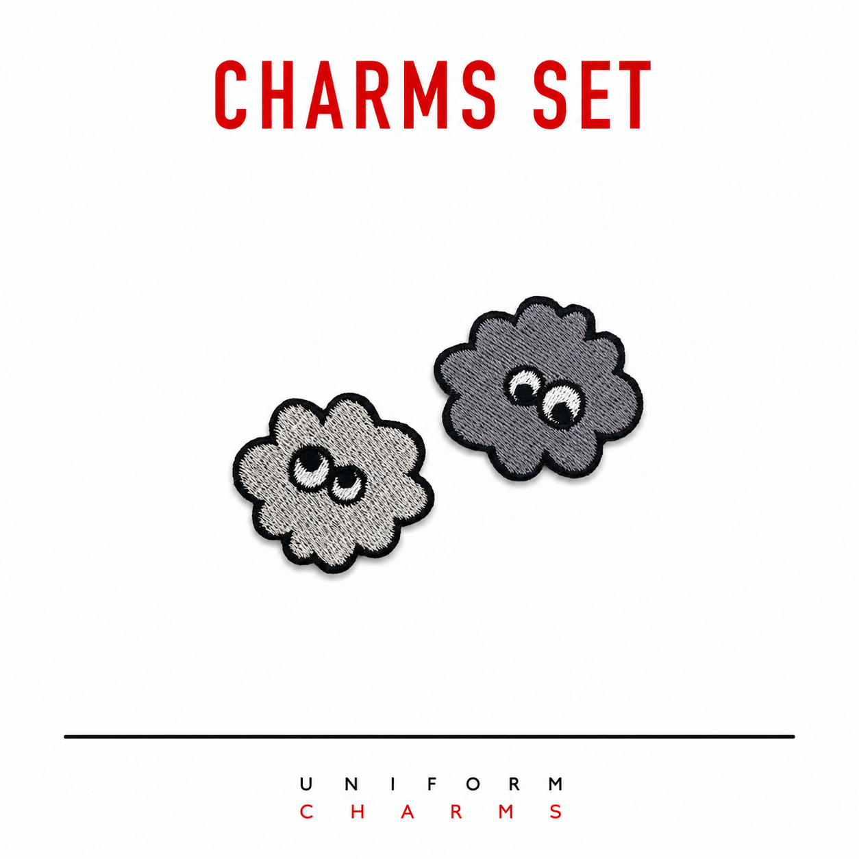 Uniform Charms™ Bulut Surat Seti (2'li) Broş Charm