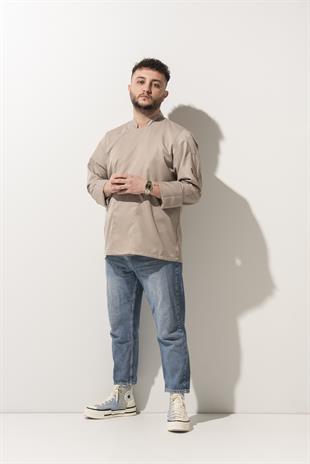 C-01 Classic – Bej Şef Ceketi