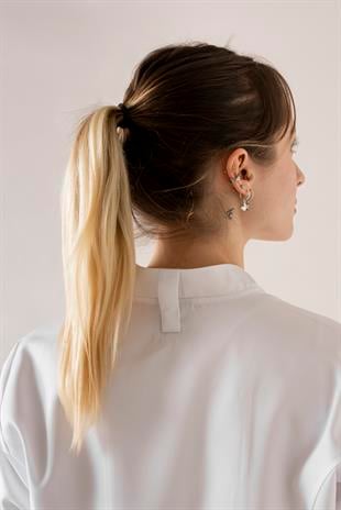 C-01 Classic Kadın – Beyaz Şef Ceketi