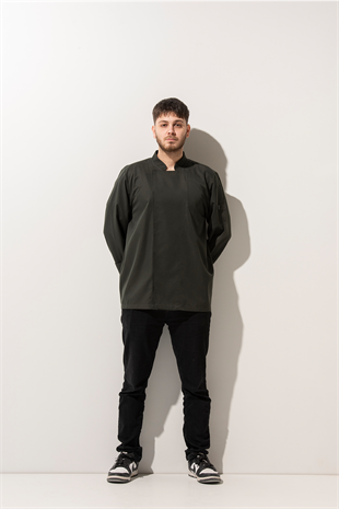C-01 Classic -  Haki Şef Ceketi 