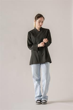 C-01 Classic Kadın – Haki Şef Ceketi