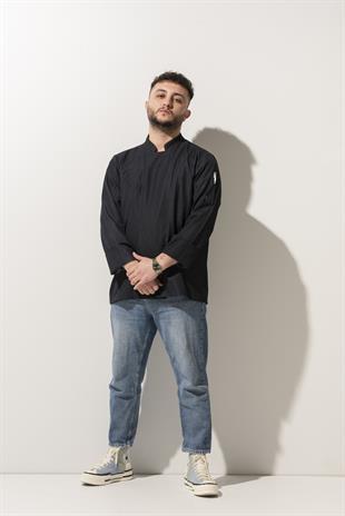 C-21 Premium - Mavi Kot  Şef Ceketi 