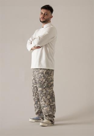 C-04 Soft Linen – Beyaz Şef Ceketi