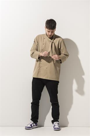 C-02 Scarf – Camel Şef Ceketi