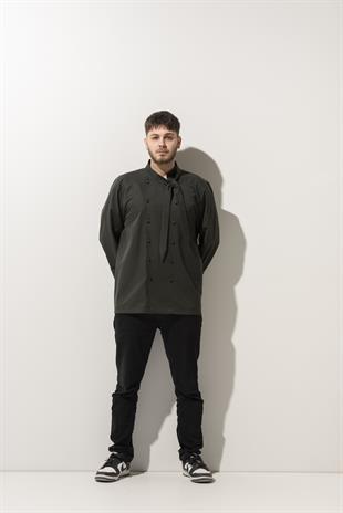 C-02 Scarf – Haki Şef Ceketi