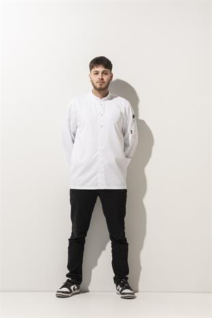 C-05 Collaret – Beyaz Şef Ceketi