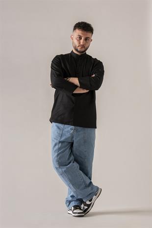C-05 Collaret – Siyah Şef Ceketi
