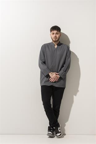 C-07 Vneck – Antrasit Şef Ceketi
