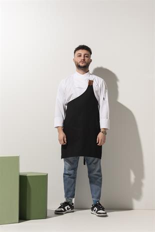 C-08 Special – Siyah-beyaz Şef Ceketi