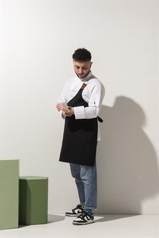 C-08 Special – Siyah-beyaz Şef Ceketi