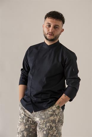 C-10 Simple – Lacivert Şef Ceketi