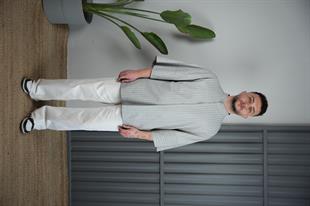 C-11 Mai Oversize – Gri Şef Ceketi