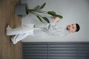 C-11 Mai Oversize – Gri Şef Ceketi