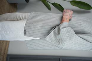 C-11 Mai Oversize – Gri Şef Ceketi