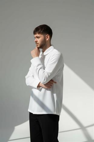 C-13 MONACO – Erkek Beyaz Şef Ceketi