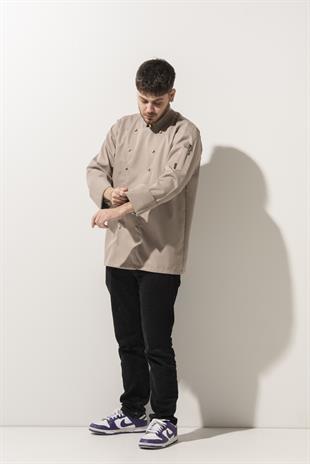 C-14 Classic – Bej Şef Ceketi