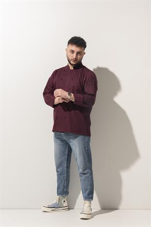 C-14 Classic – Bordo Şef Ceketi