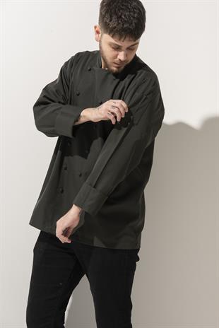 C-14 Classic – Haki Şef Ceketi