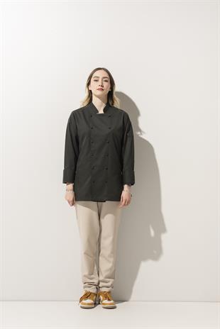 C-14 Classic Kadın – Haki Şef Ceketi