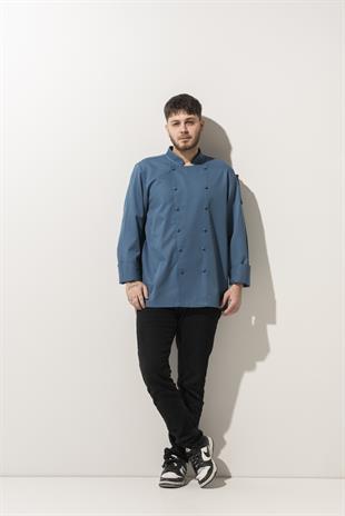 C-14 Classic – Kot Mavi Şef Ceketi