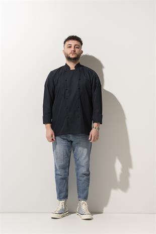 C-14 Classic – Lacivert Şef Ceketi